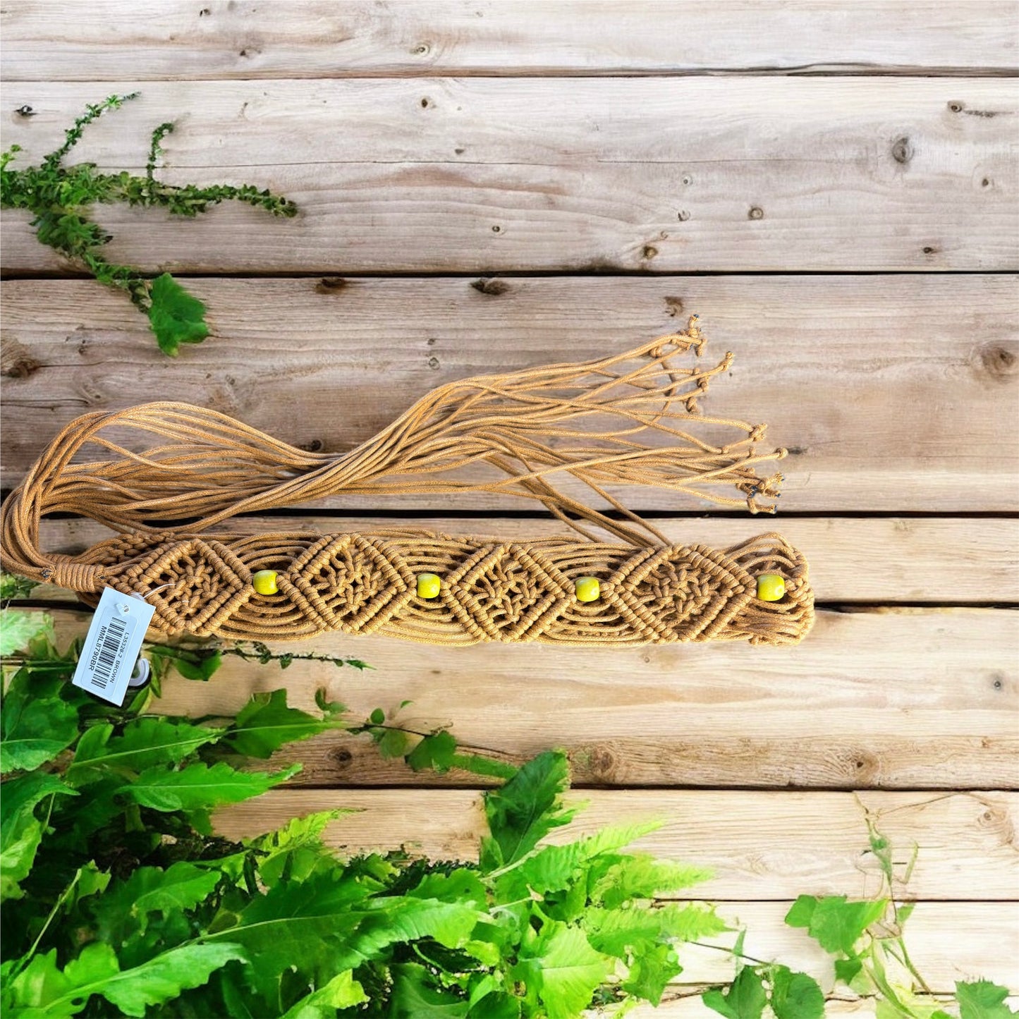 Boho Pattern Braided Belt