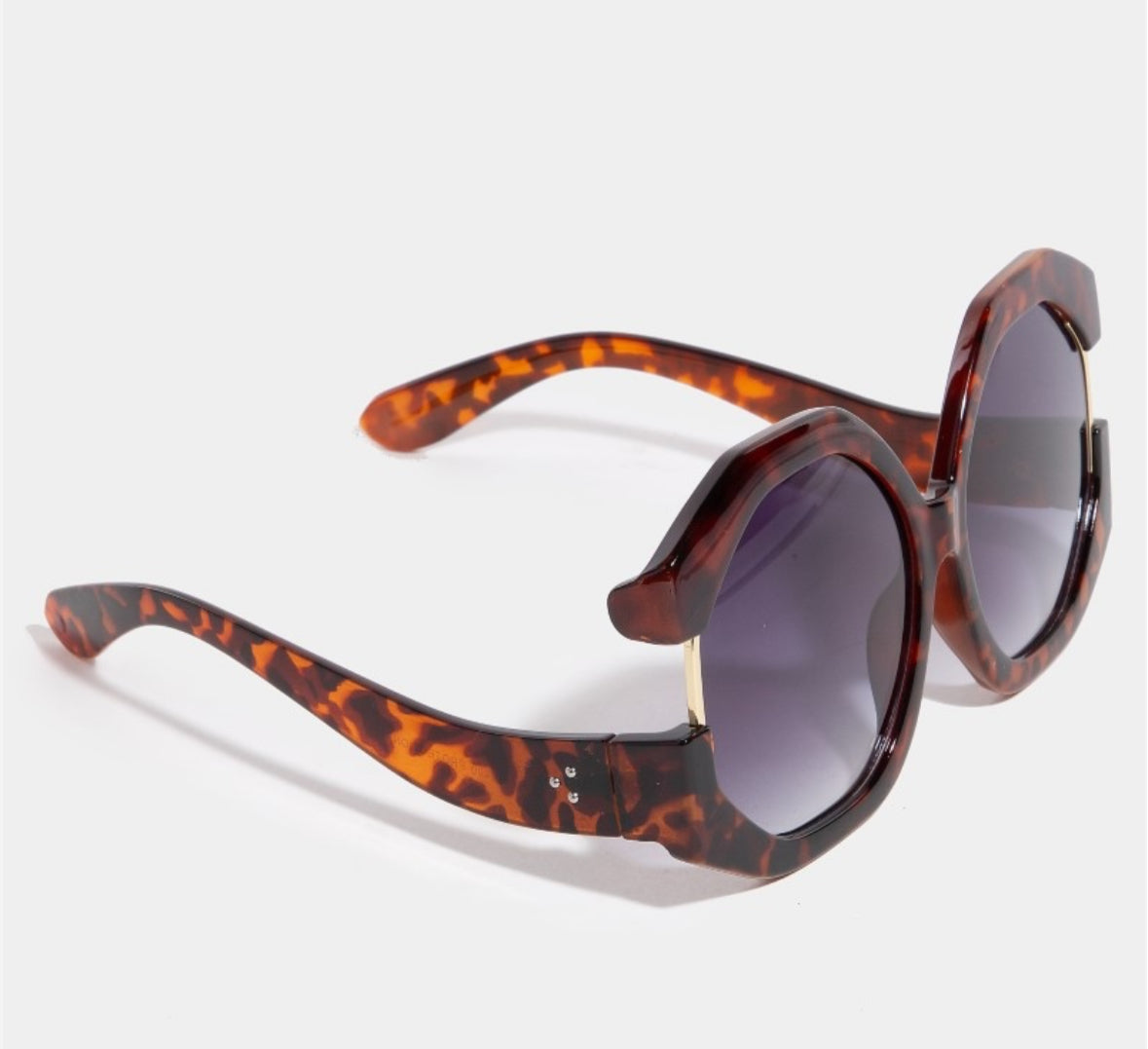 OVERSIZED ROUND EXAGGERATED Vintage Retro Style SUNGLASSES X-Large