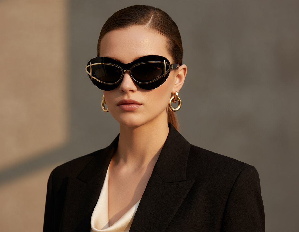 Cat eye sunglasses
